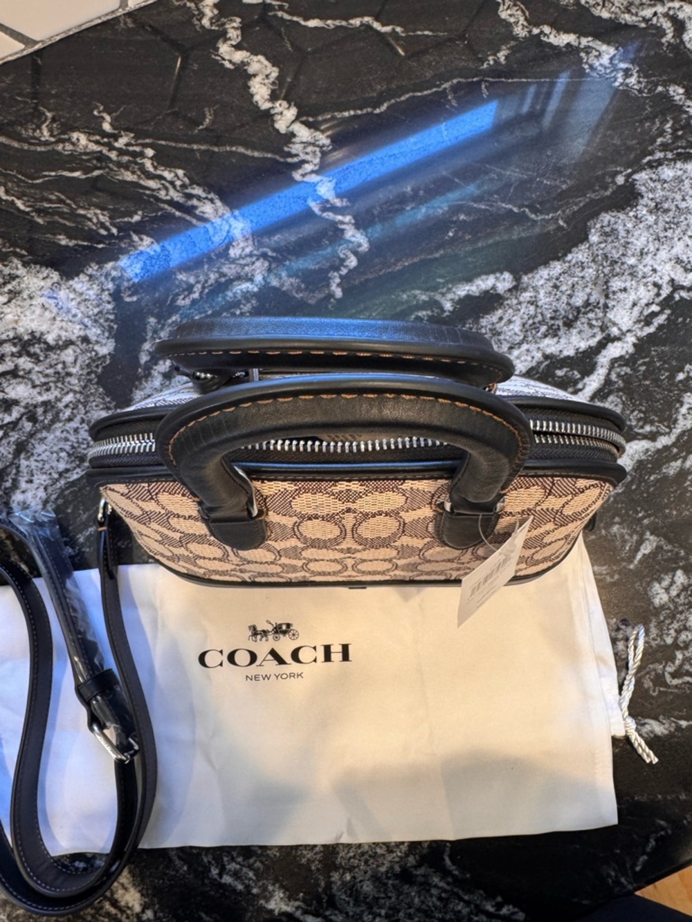 NWT COACH Revel 24 Signature Jacquard - Picture 11 of 11